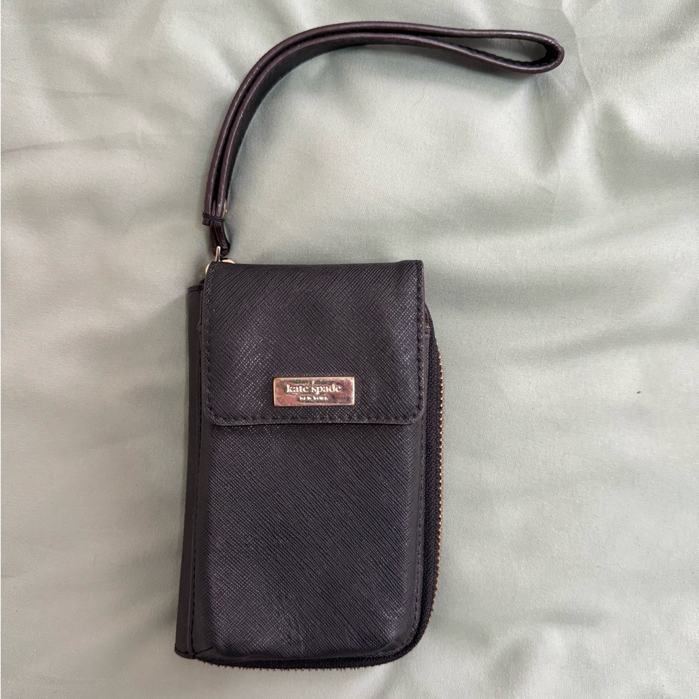 Kate Spade Black Wristlet Wallet